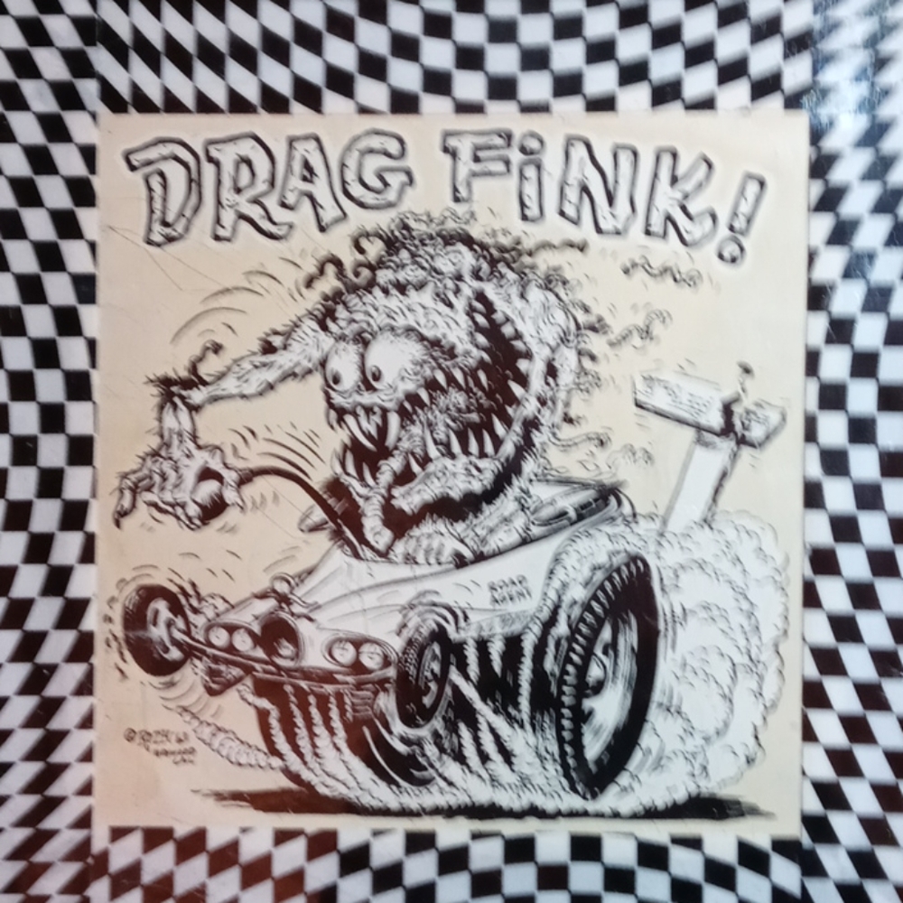 Ed Roth Drag Fink Original 1963 Roth Studios Decal